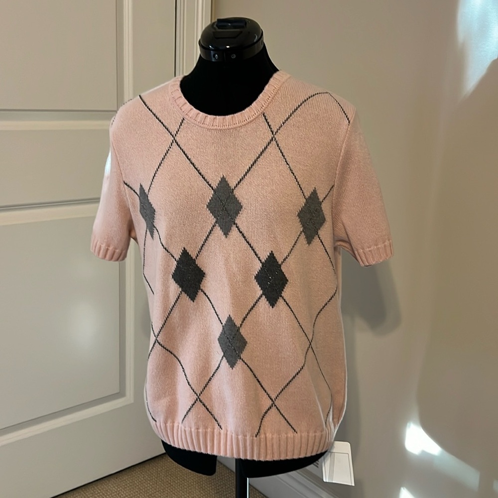 🆕 BASLER Horst Basler Argyle Sweater Top